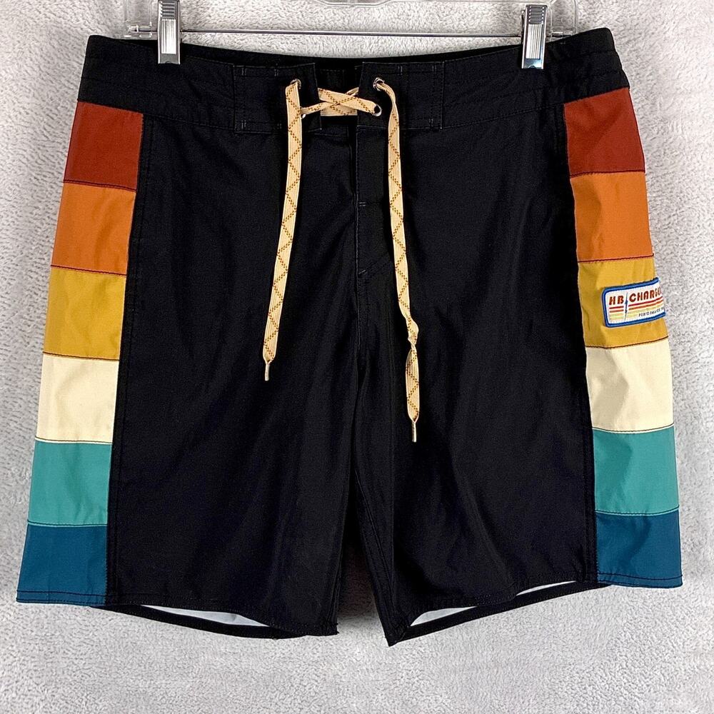 Howler Bros Board Shorts Mens 32 Multicolor Drawstring Preppy Classic Summer Y2K